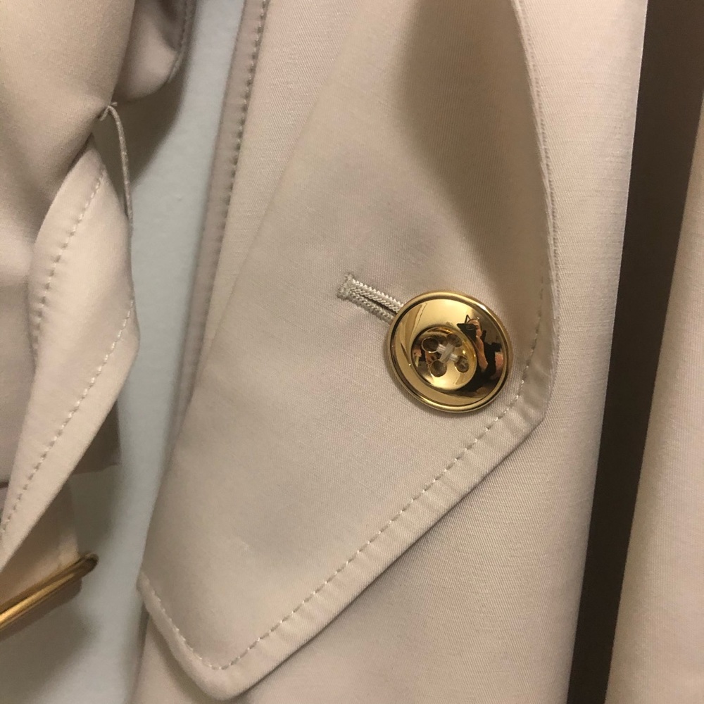 NWT $595 Alice + Olivia Adrien Trench Coat XS - Picture 9 of 15